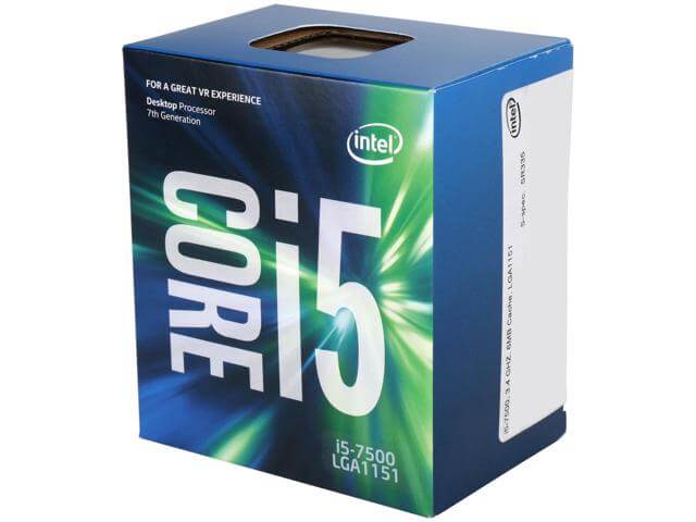 CPU I5 7500 (6M Cache, up to 3.80 GHz / sk 1151)